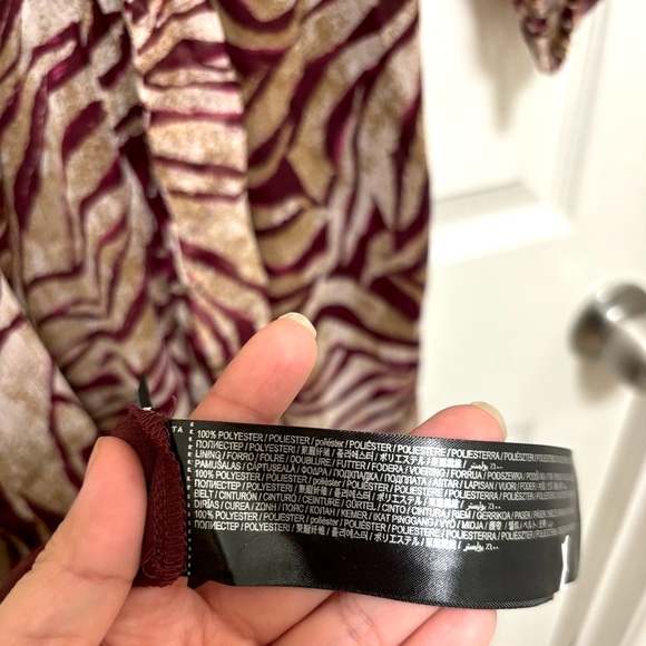 NWT MANGO Long Printed Dress - Picture 9 of 9